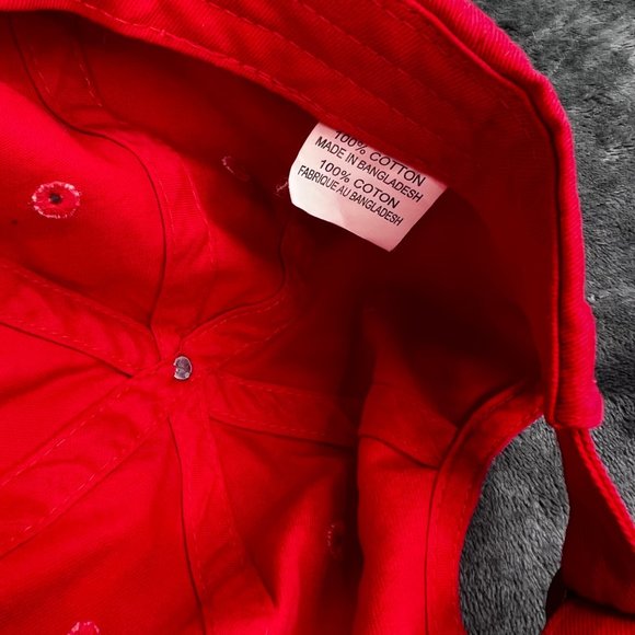 Just Canoe It Hat Platte River Nebraska Strapback Red Cotton Cap One Size - Picture 6 of 6